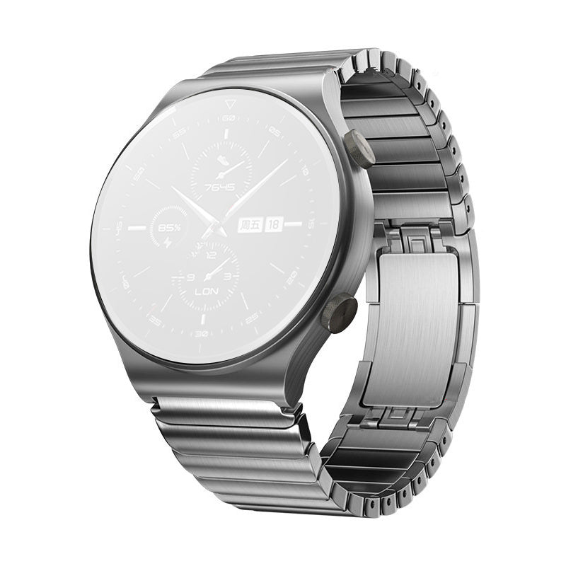 22MM Stylish Stainless Steel Watch Band Replacement Wrist Strap for Huawei Watch GT 2 Pro - Silver