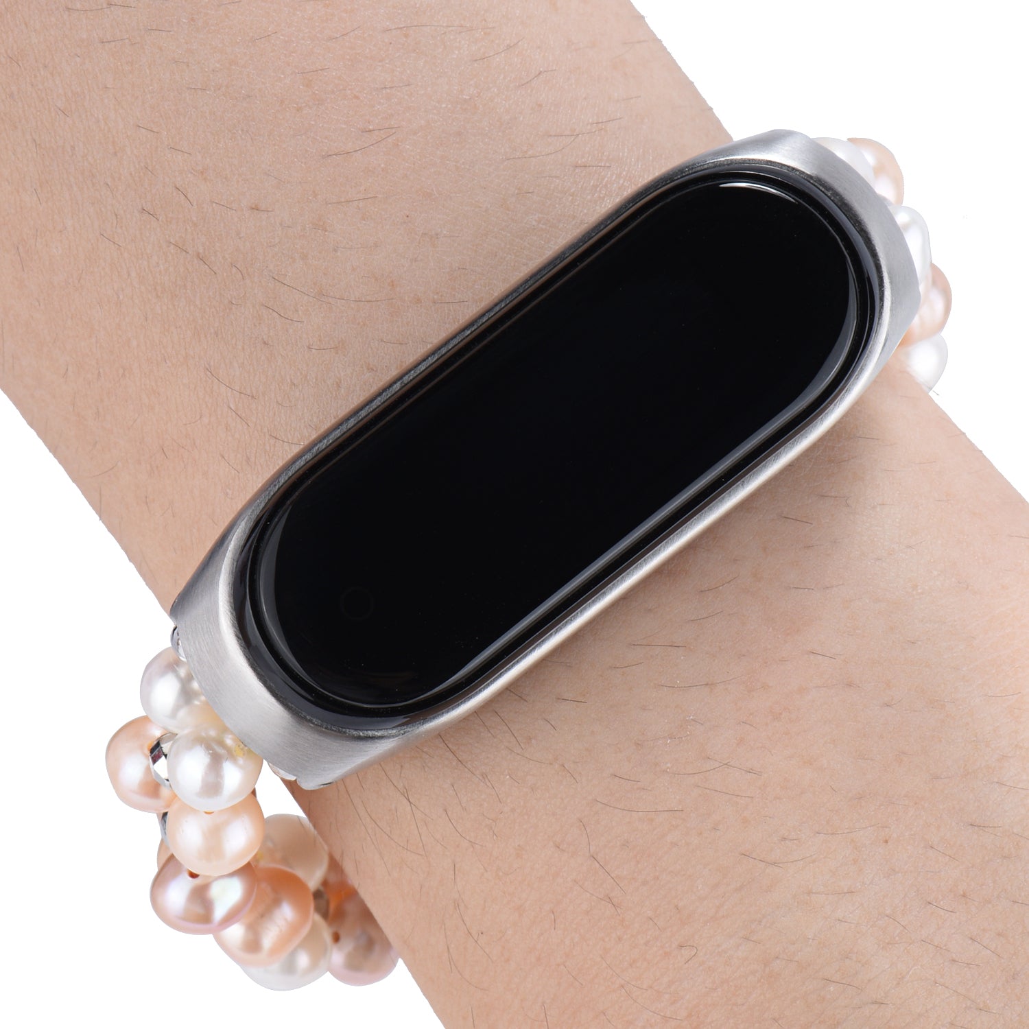 For Xiaomi Mi Band 3/4 Replacement Pearls Bracelet Watch Strap Wrist Band - Colorful - UNIQBUY