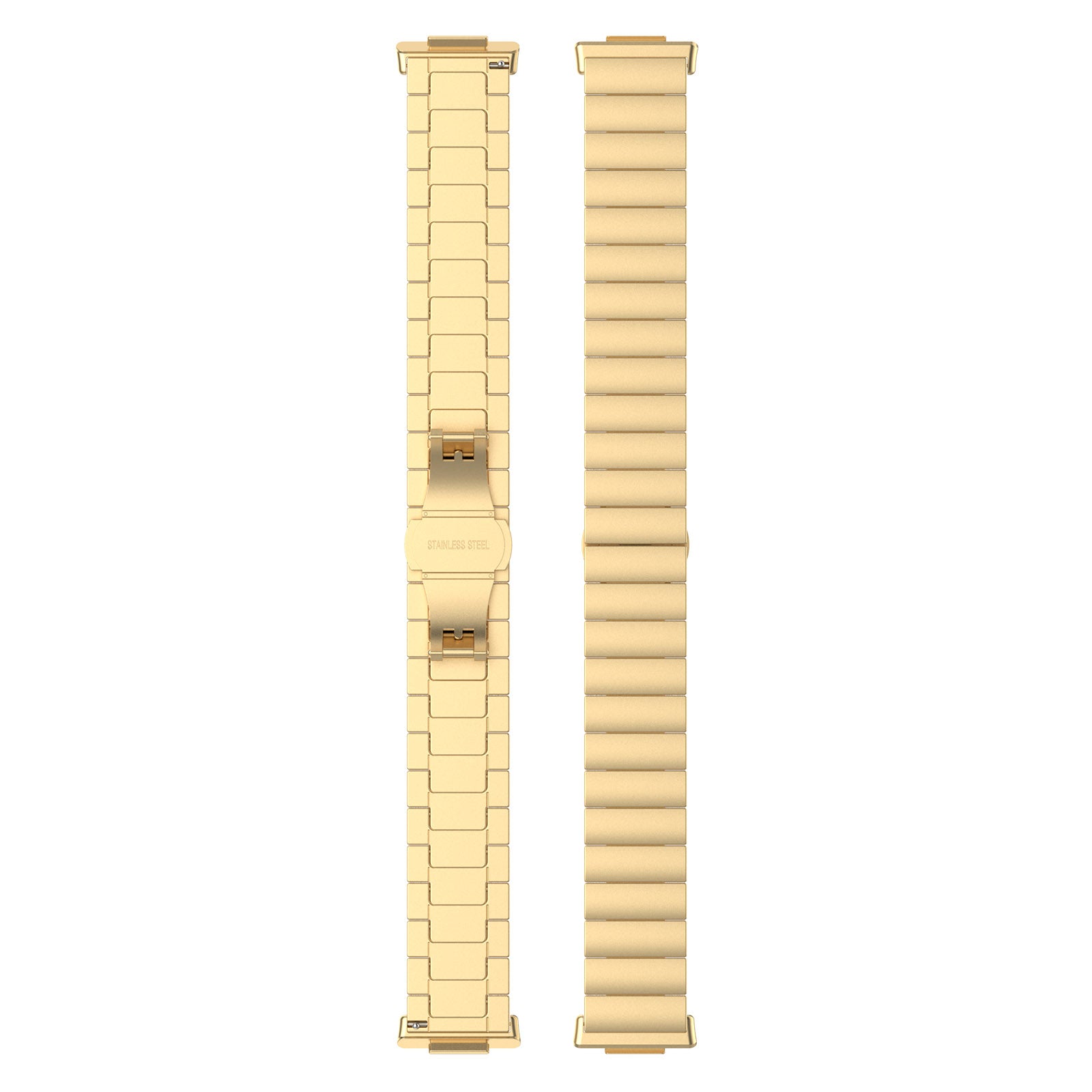 For Huawei Watch Fit 2 Smart Watch Band Buckle Design Metal Wrist Strap Replacement - Gold