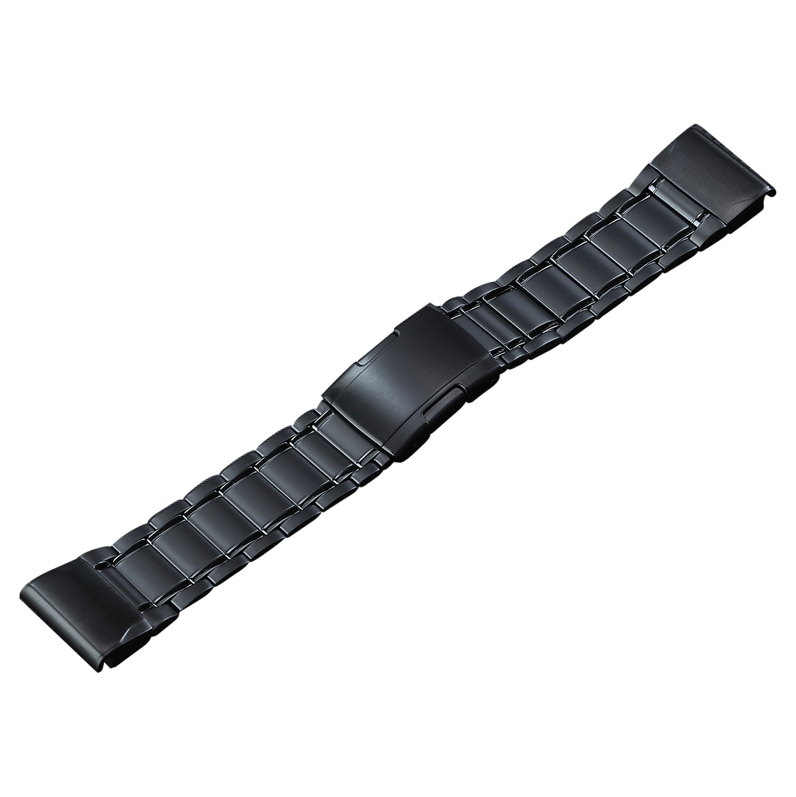 Quick Release Watch Band for Garmin Tactix 7 Pro / Fenix 7X / 6X Pro , 26mm 5 Beads Titanium Steel Watch Strap - Black