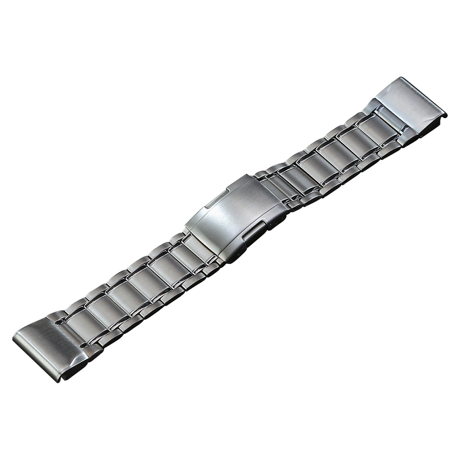 Quick Release Watch Band for Garmin Tactix 7 Pro / Fenix 7X / 6X Pro , 26mm 5 Beads Titanium Steel Watch Strap - Silver