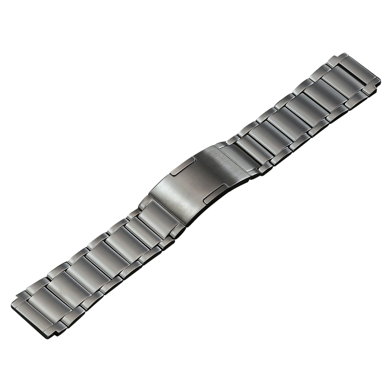 Watch Band for Huawei Watch 4 Pro / GT 3 46mm / GT 2 46mm / GT 3 Porsche Design , 3 Beads Titanium Steel Bracelet Straps 22mm - Grey