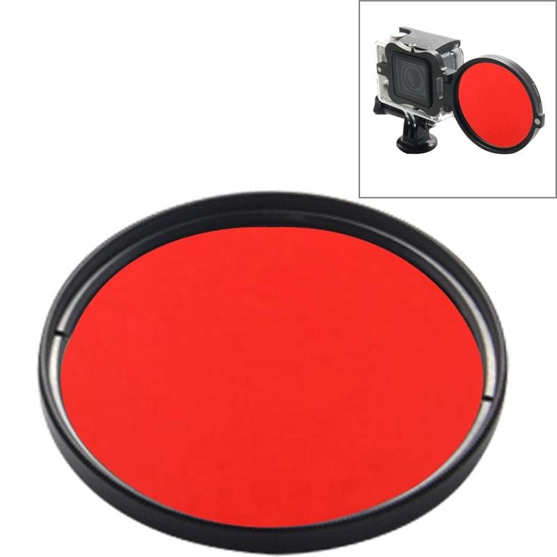 NEOpine NPL-1 58mm Diving Lens Filter for GoPro HERO4 /3+ /3 (Red)