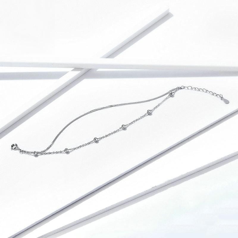 Sterling Silver S925 Women Bracelet Jewelry Platinum Plated Jewelry Silver Bracelet