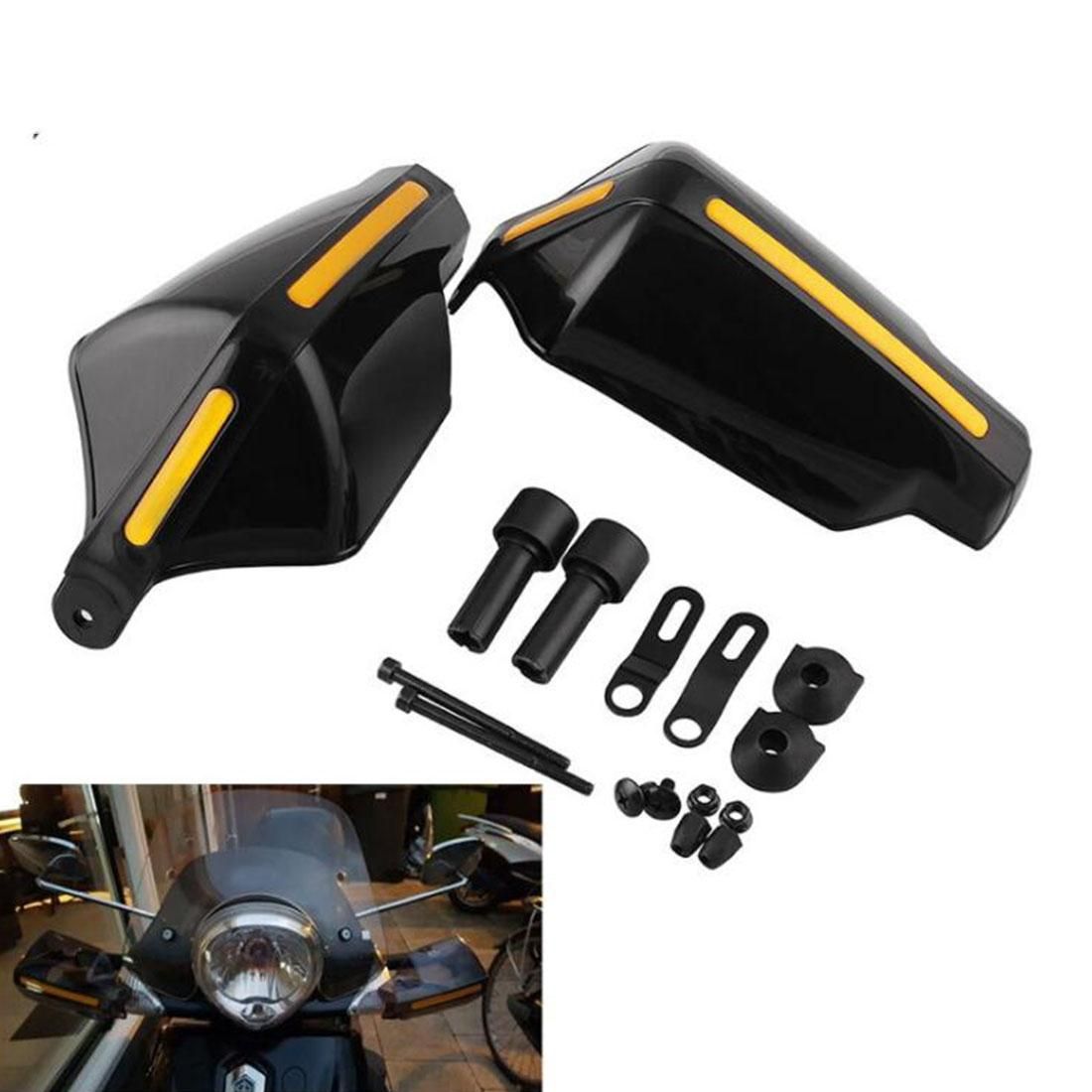 Motorcycle Modification Accessories PC Plastic Windshield Hand Guard for Motorcycles with 7 / 8 inch Handlebars, Size: 210 x 165mm, One Pair