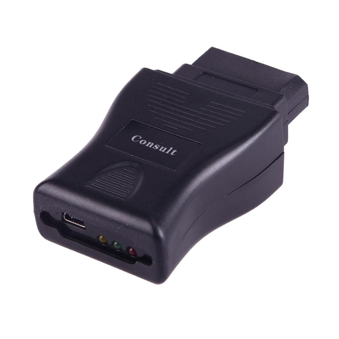 OBD 14 Pin Commander Consult Diagnostic Interface Tool with USB Cable for Nissan (Black)