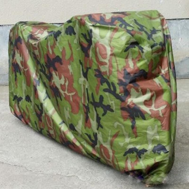 190T Polyester Taffeta All Season Waterproof Sun Motorcycle Mountain Bike Cover Dust & Anti-UV Outdoor Camouflage Bicycle Protector, Size: S (Style1)