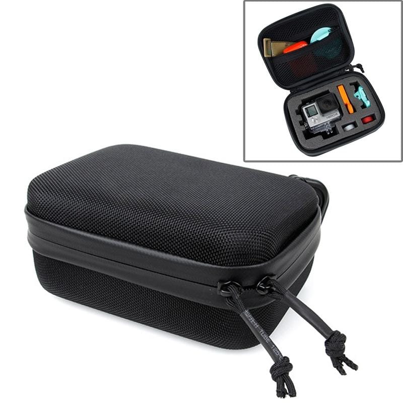 TMC EVA Upgrade Small Storage Case for GoPro  NEW HERO /HERO6   /5 /4 Session /4 /3+ /3 /2 /1, Puluz U6000 and other Sport Cameras Accessories, Size: 16cm x 11cm x7cm (Black)