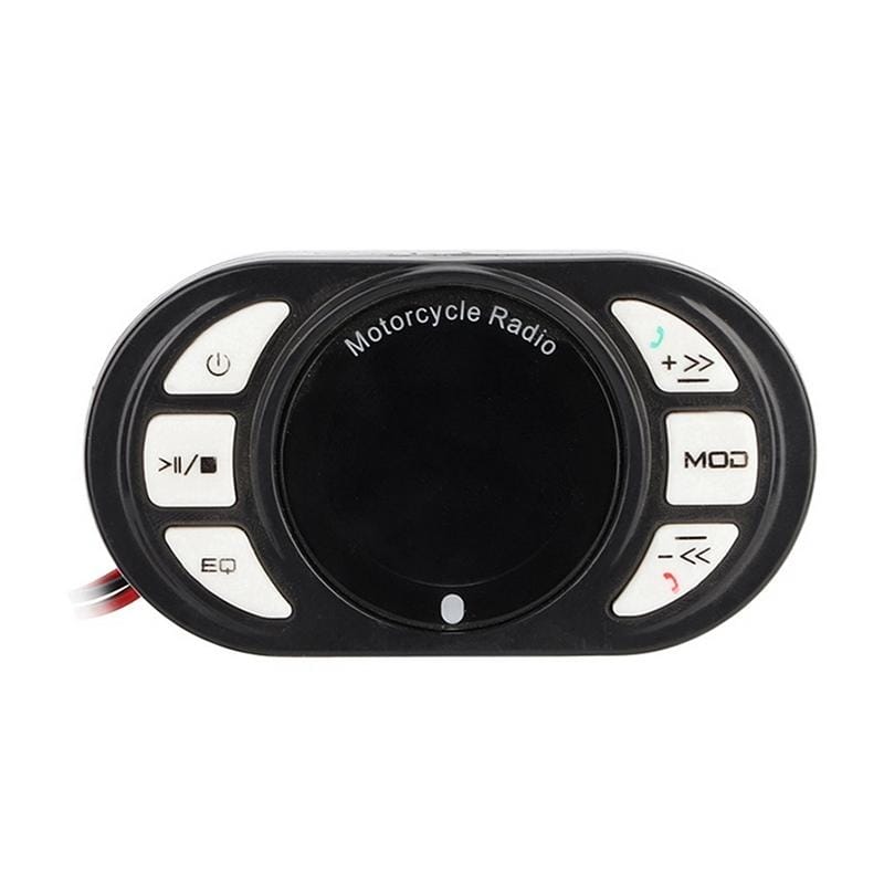 4 inch Motorcycle Waterproof Treble Surround Bluetooth Speaker Player with Colorful Light