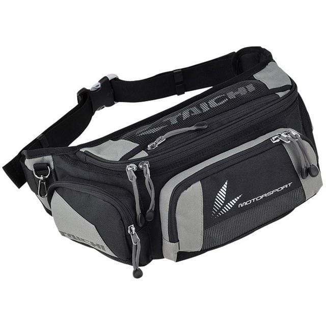 RSB 267 Motorcycle Racing Purses Pack Leg Bag Waist Belt Packs (Grey)