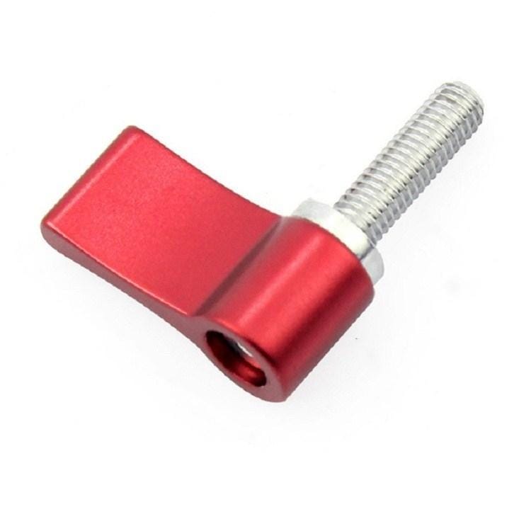 Aluminum Alloy Fixing Screw Action Camera Positioning Locking Hand Screw Accessories, Size:M5x17mm (Red)