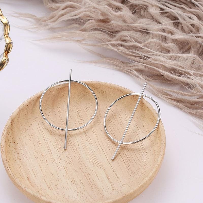 Hoop Punk Style Women Party Jewelry Accessories (Silver )