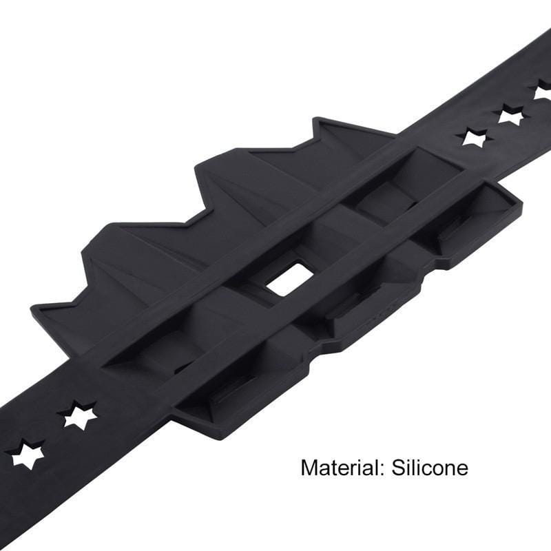 Motorcycle Modification Accessories Exhaust Pipe Anti-scratch Protective Cover Anti-scalding Rubber Ring Insulation Glue (Black)