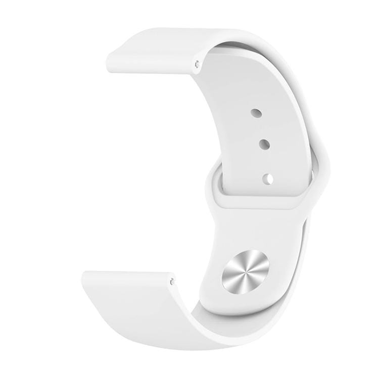 Monochrome Silicone Strap for Apply Samsung Galaxy Watch Active 20mm (Light Blue)