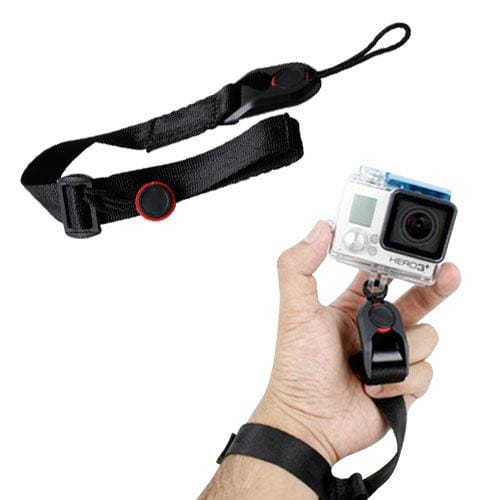 TMC CA003 Quick Release Camera Cuff Wrist Strap for GoPro  NEW HERO /HERO6   /5 /5 Session /4 Session /4 /3+ /3 /2 /1 Xiaoyi and Other Action Cameras, Max Length: 22cm (Black)