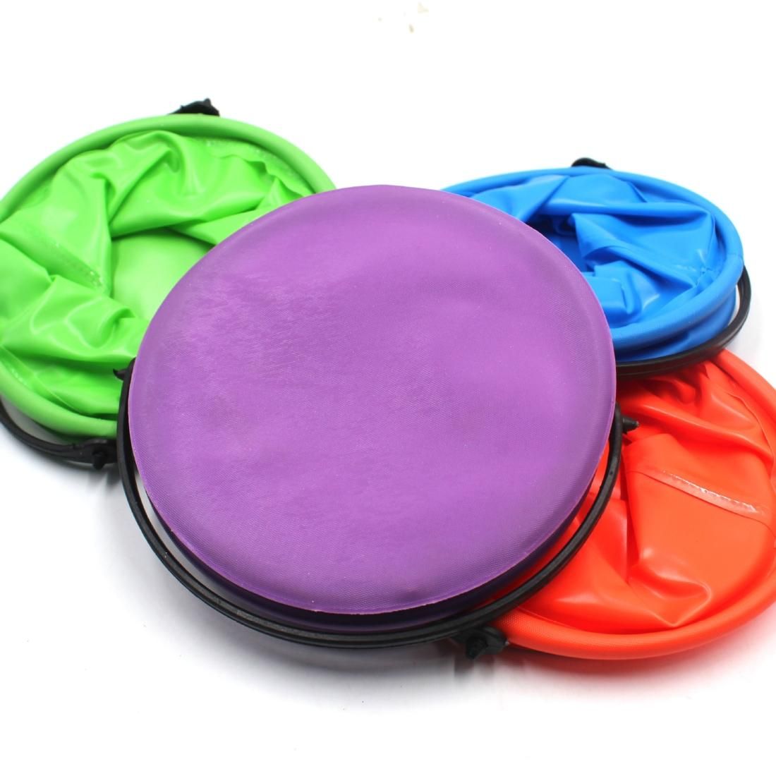 10 PCS No Compartment Folding Art Painting Bucket Pen Washing Bucket Random Colour