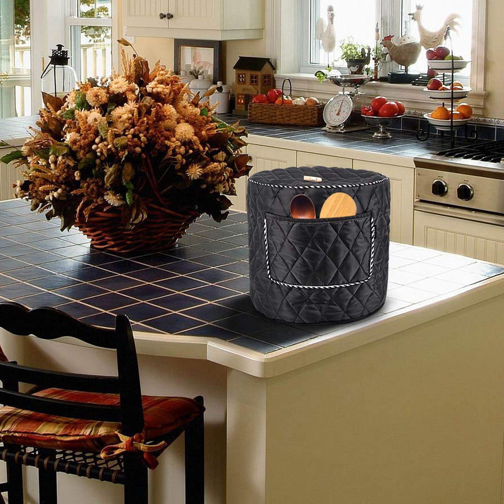 Appliance Cover for  and Electric Pressure Cooker 8QT Black