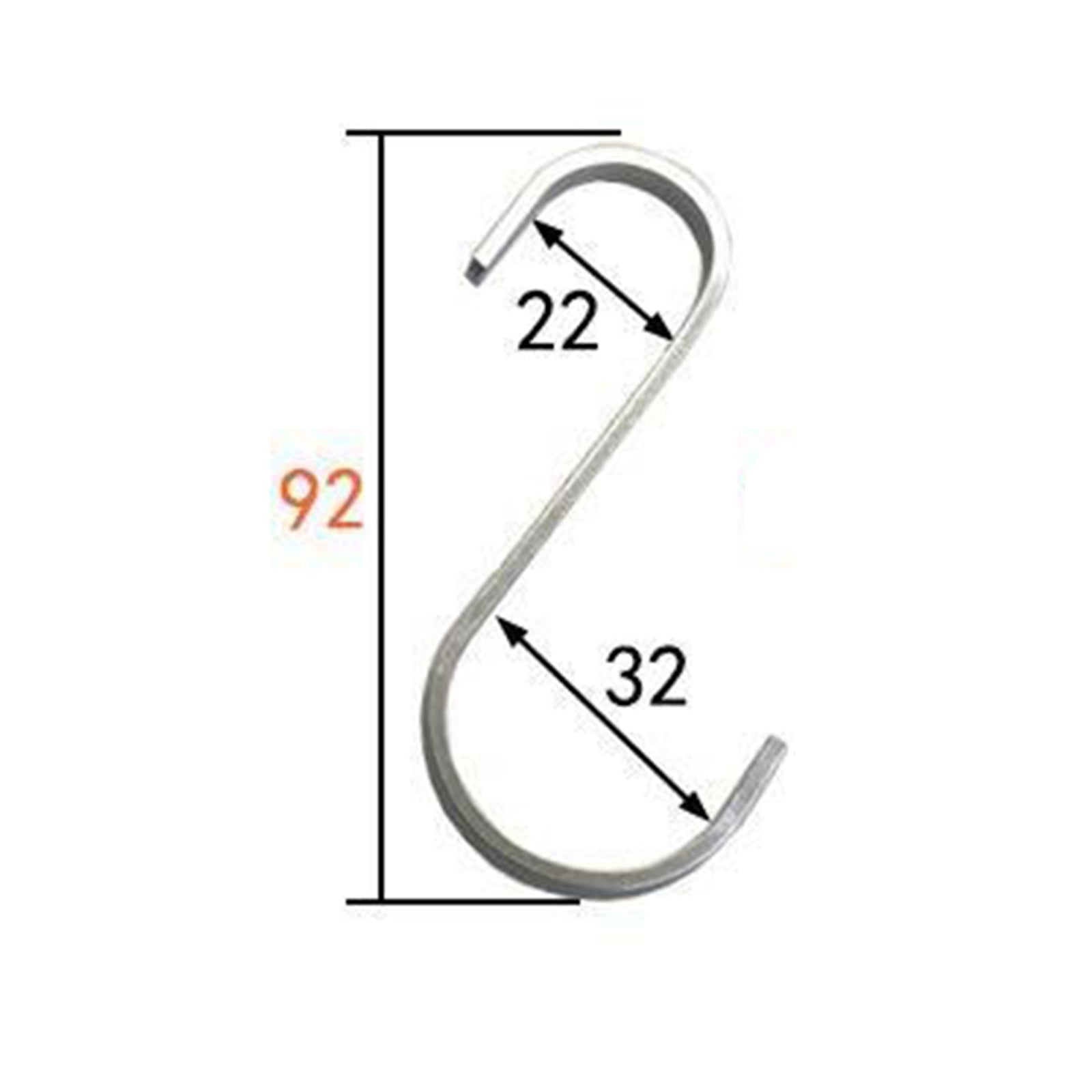 Kitchen Hanger Key Hook Clothes Shop Organizer Hook Kitchen Hooks 22x32mm