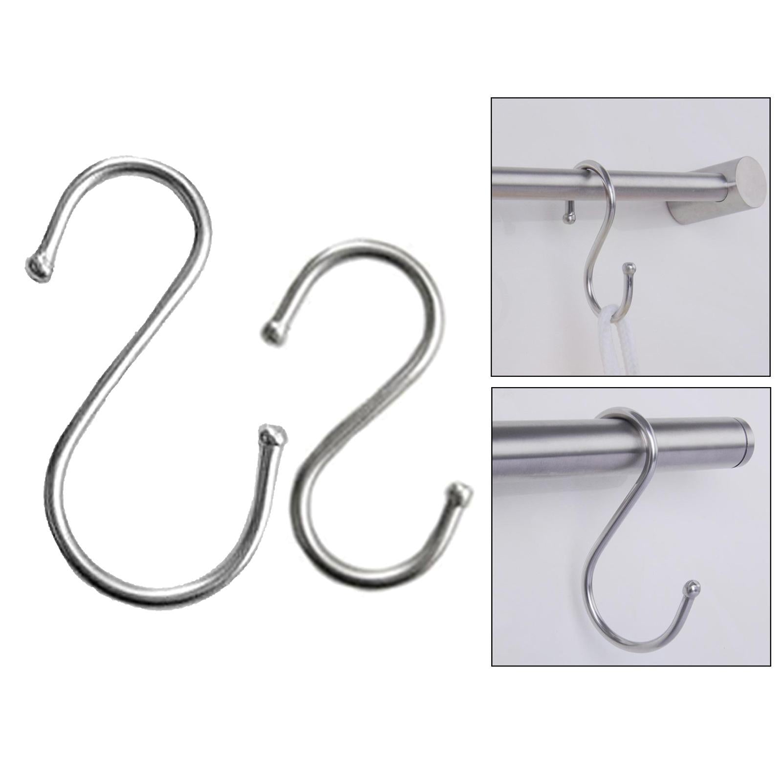 5pcs Stainless S Hooks Kitchen Meat Pan Utensil Clothes Hanger  65x18x18mm