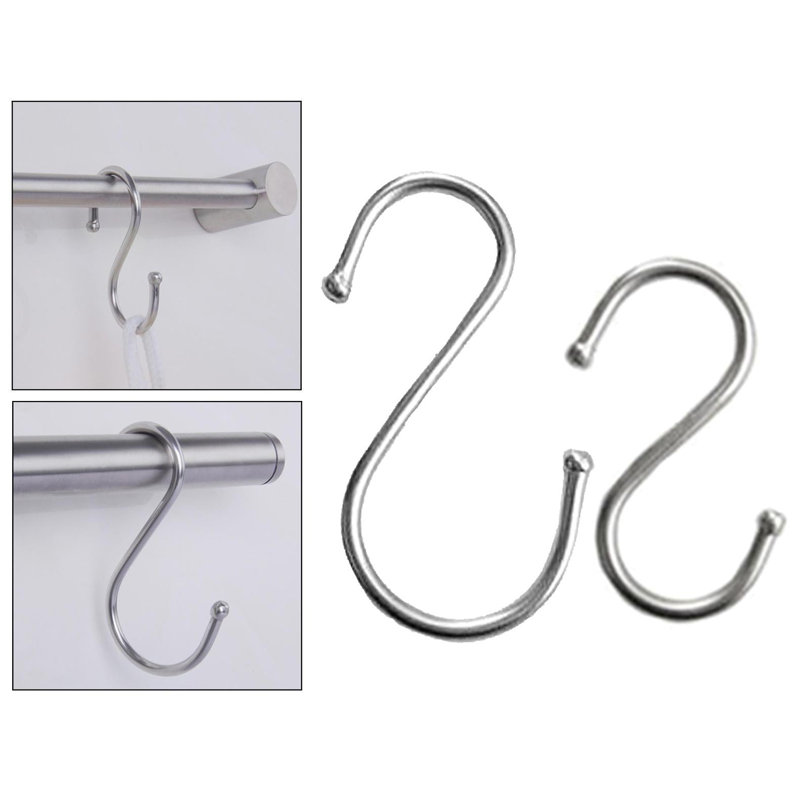 5pcs Stainless S Hooks Kitchen Meat Pan Utensil Clothes Hanger  65x18x18mm