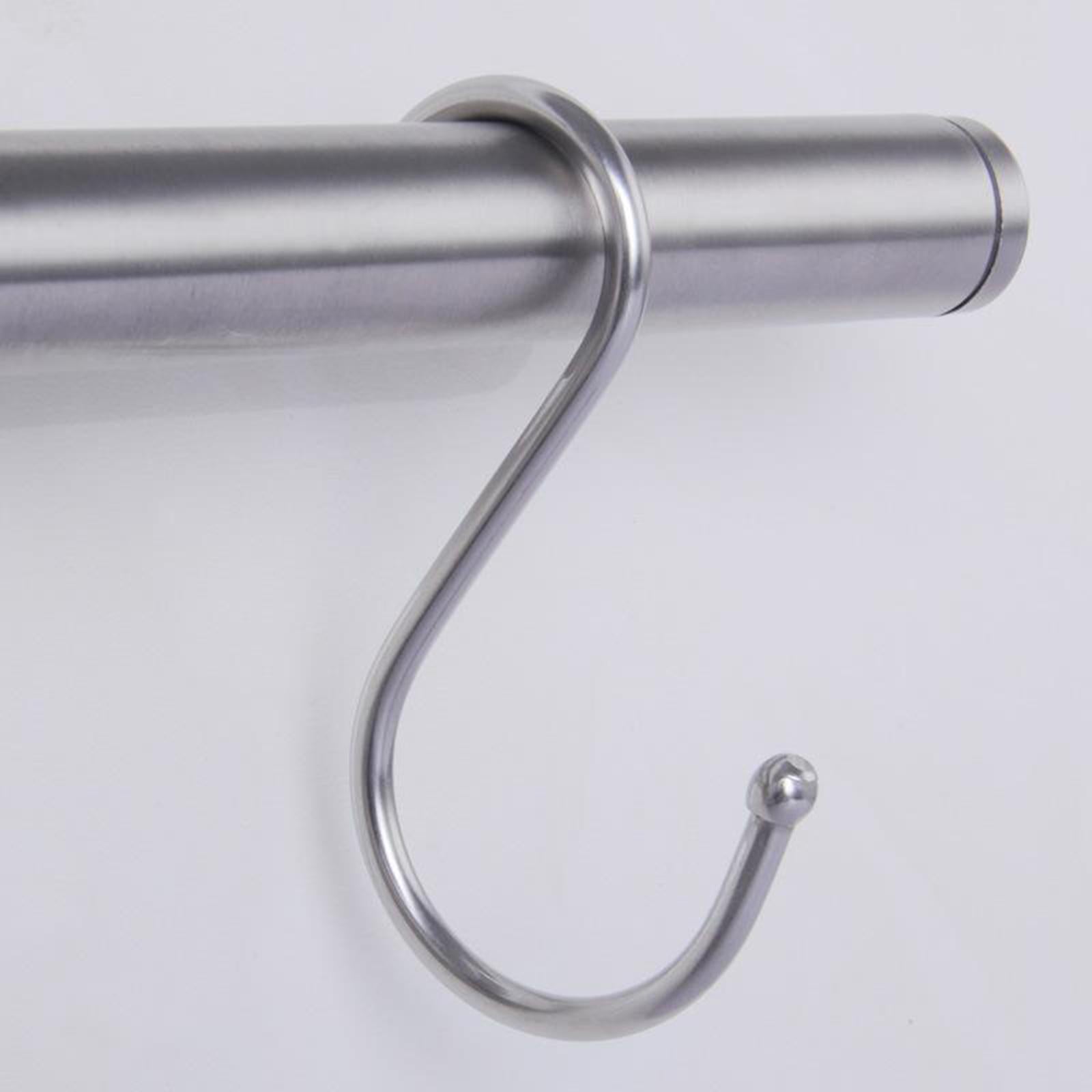 5pcs Stainless S Hooks Kitchen Meat Pan Utensil Clothes Hanger  80x18x28mm