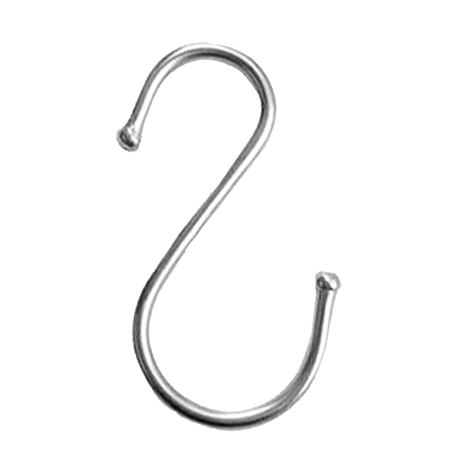 5pcs Stainless S Hooks Kitchen Meat Pan Utensil Clothes Hanger  80x18x28mm