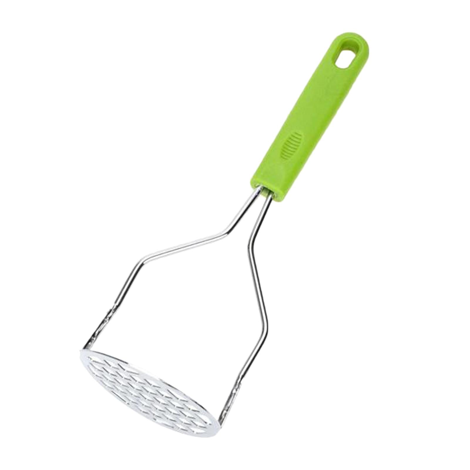 Potato Masher Stainless Steel for Tomato Vegetable Hand-Mashed Green