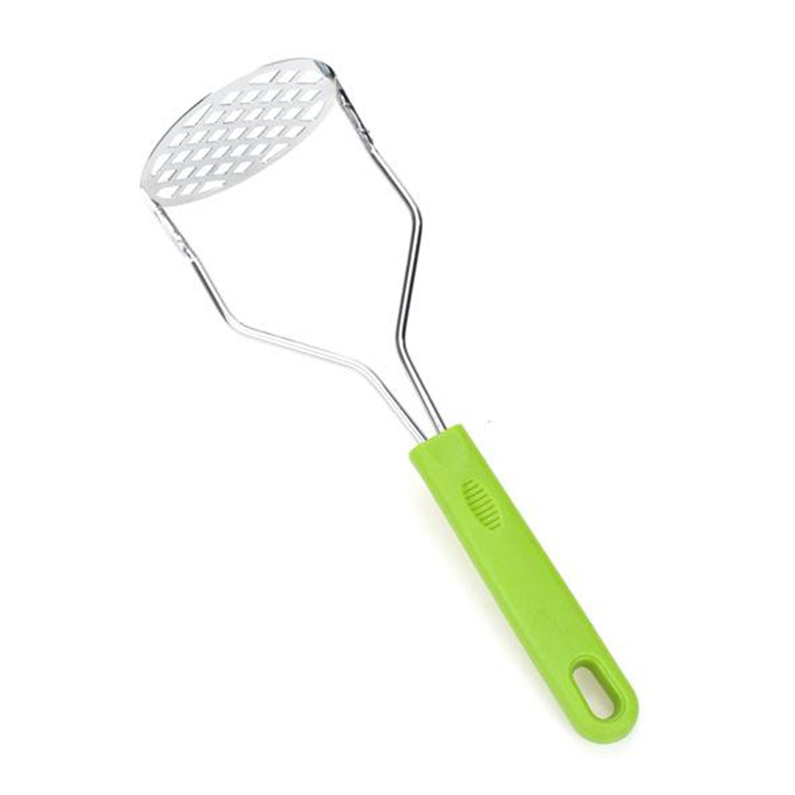 Potato Masher Stainless Steel for Tomato Vegetable Hand-Mashed Green