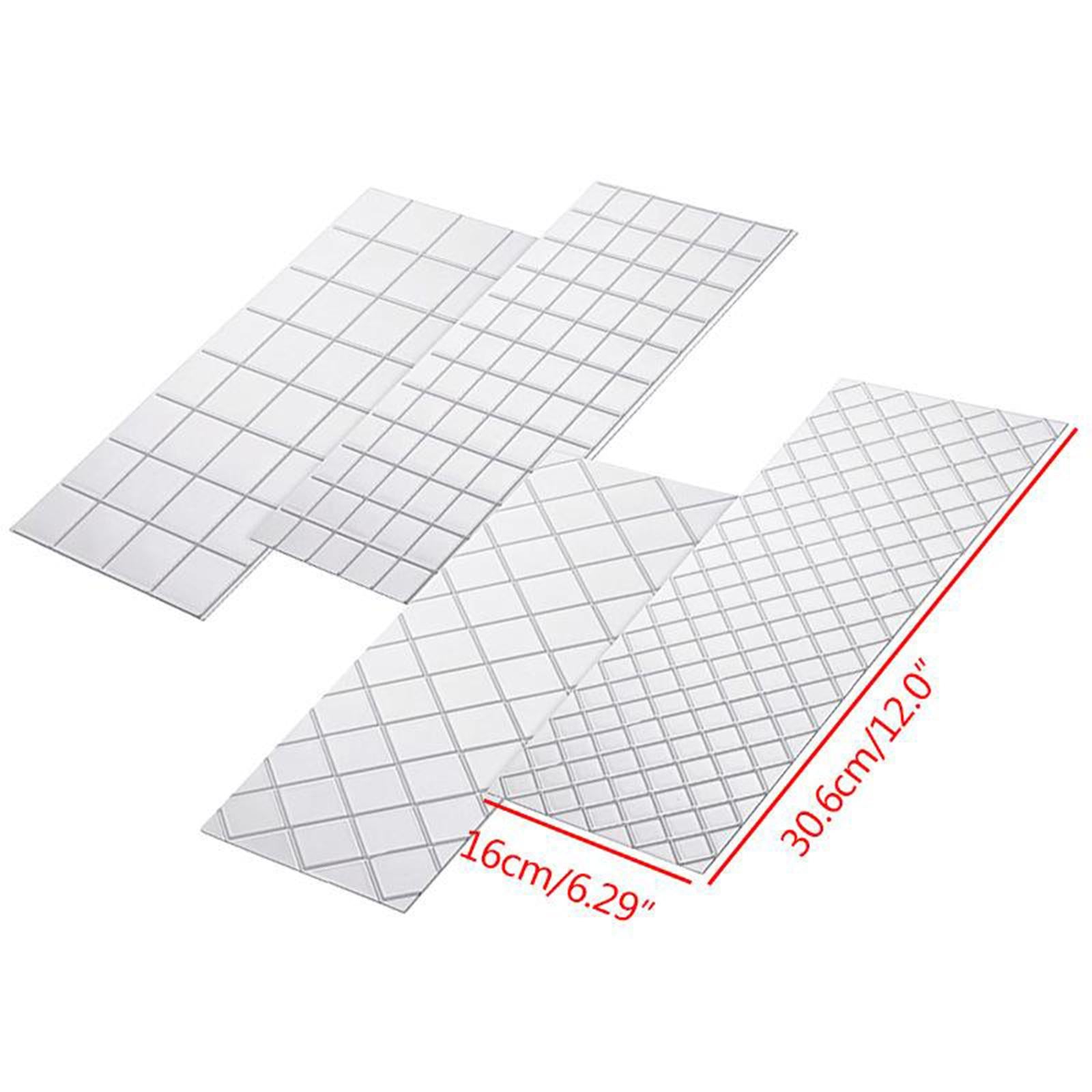 DIY Cake Fondant Impression Mat Cake Border Decorating Tools Grid Pattern