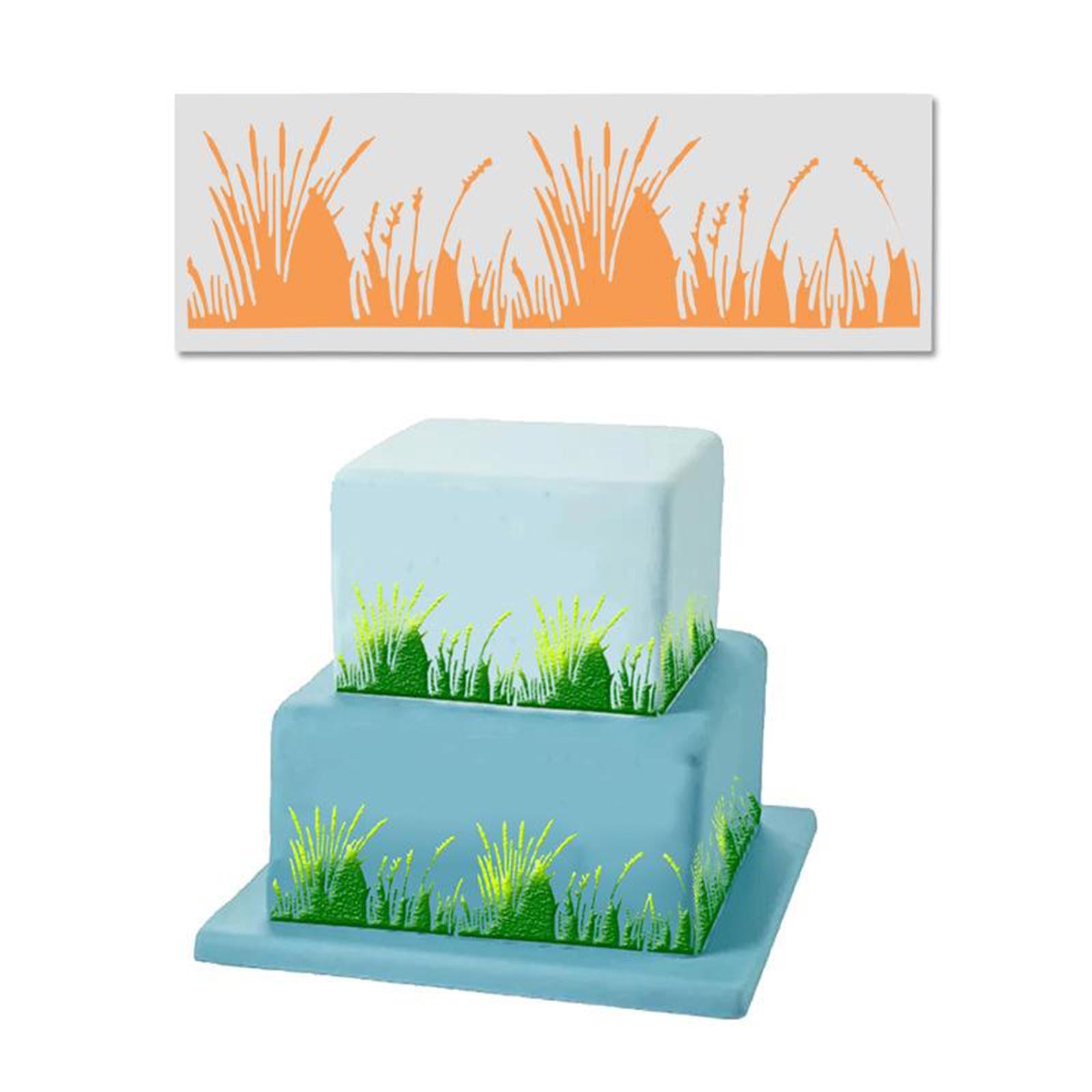 9Pcs DIY Silicone Cake Lace Decoration Moulds Embosser Mat Mold
