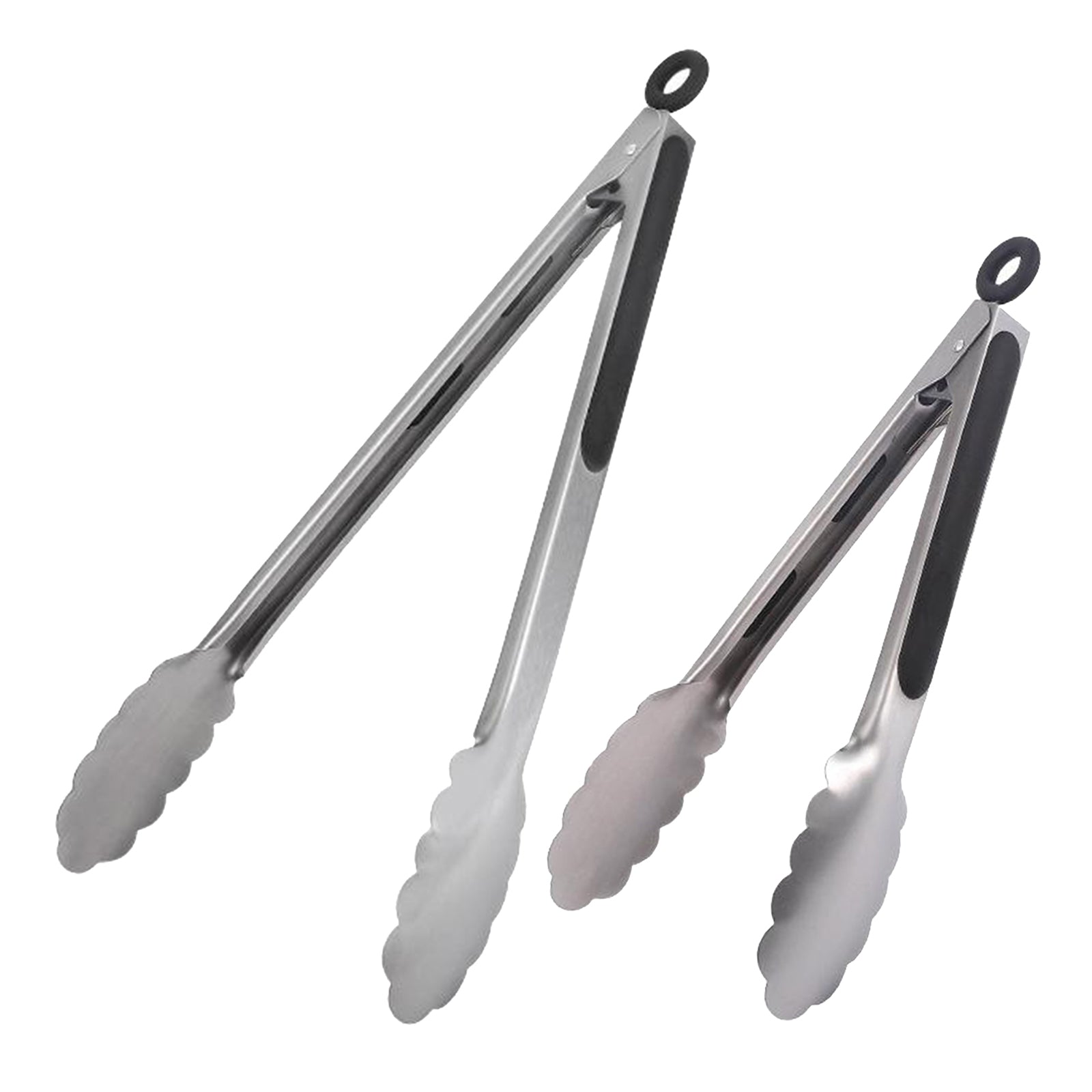 Kitchen BBQ Grilling Tool Set- Stainless Steel Tong Non-Stick Tongs 9inch