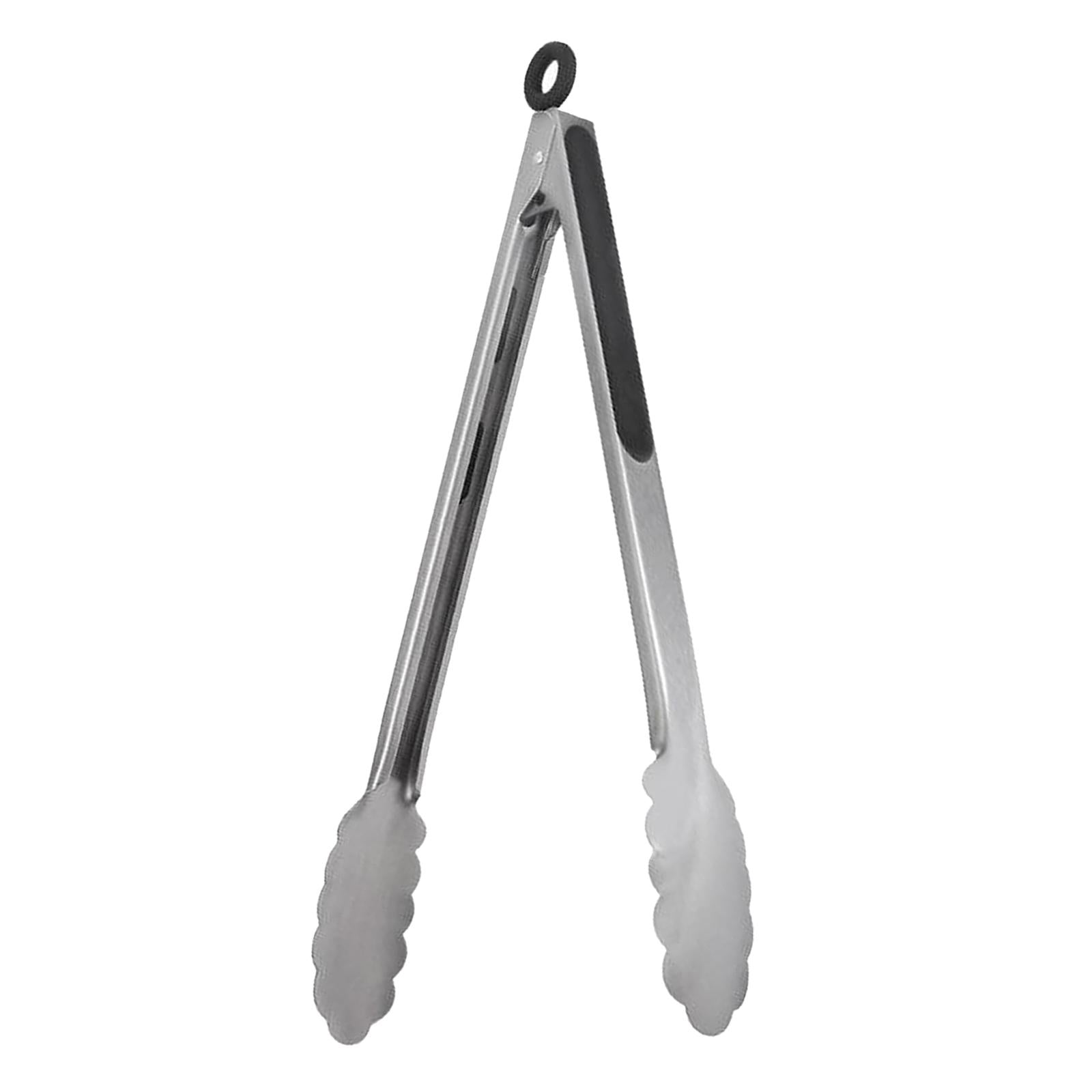 Kitchen BBQ Grilling Tool Set- Stainless Steel Tong Non-Stick Tongs 12inch
