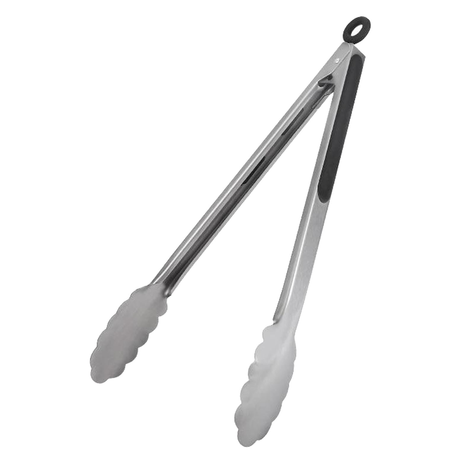 Kitchen BBQ Grilling Tool Set- Stainless Steel Tong Non-Stick Tongs 12inch