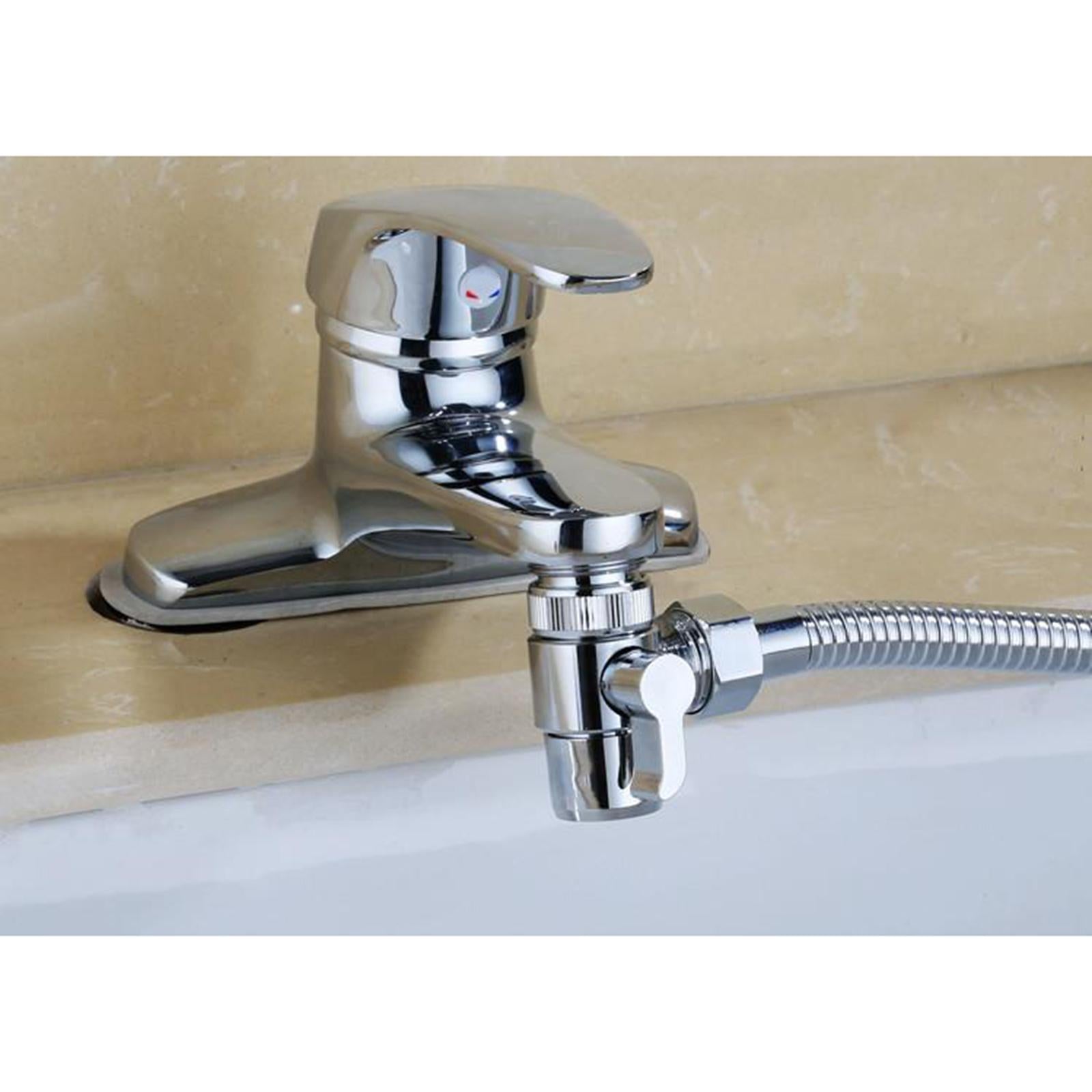 Brass T-adapter 3 Ways Valve For Diverter Bath Toilet Bidet Sprayer