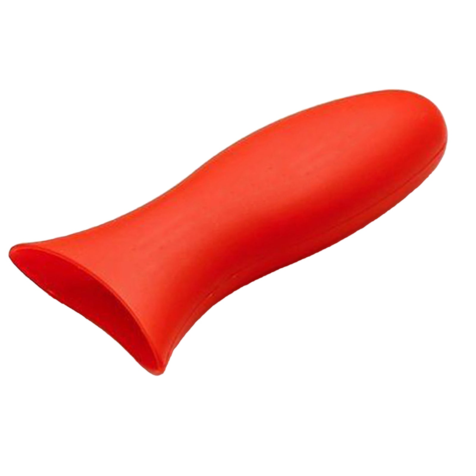 3Pcs Silicone Hot Skillet Handle Cover Holder Heat Resistant Removable Red