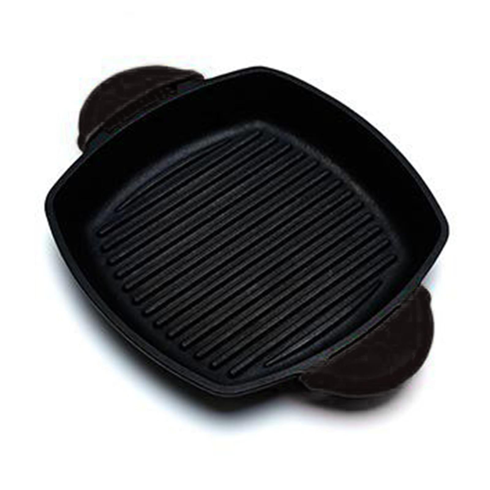 3Pcs Silicone Hot Skillet Handle Cover Holder Heat Resistant Removable Black