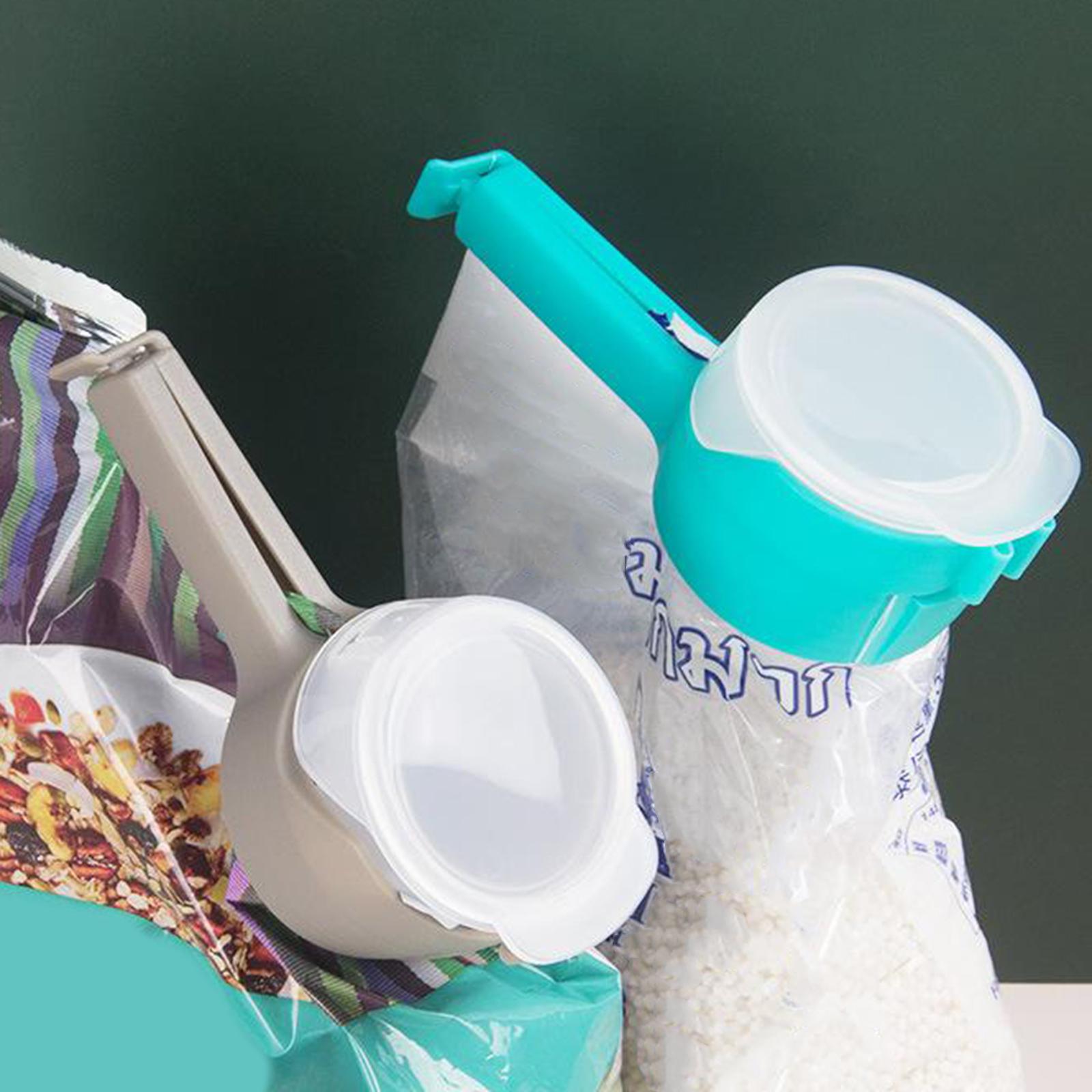 tifunction Food Seal Pour Storage Bag Clips Snack Sealing Moistureproof