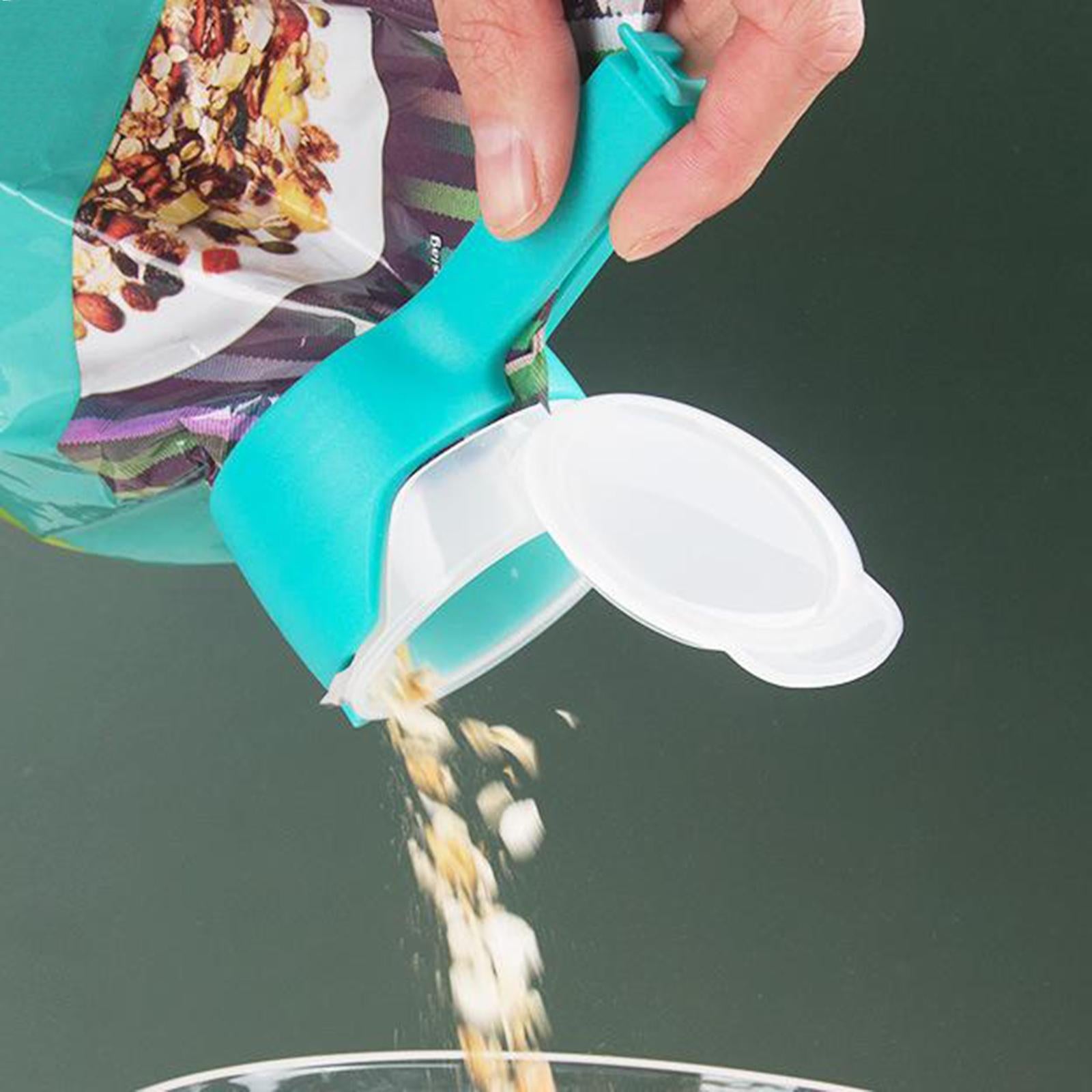 tifunction Food Seal Pour Storage Bag Clips Snack Sealing Moistureproof
