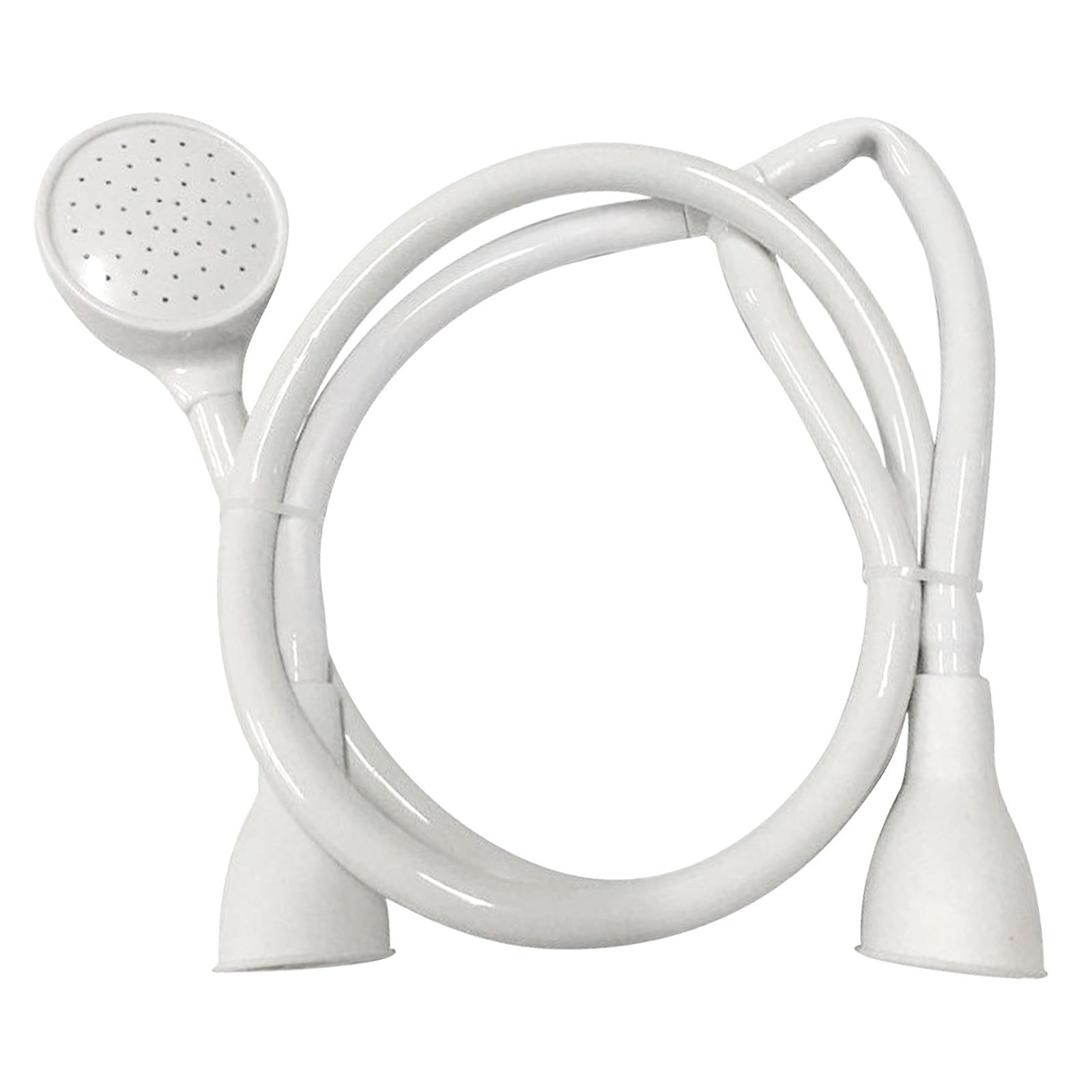 Double Tap Bath Tub Shower Head Hose Push On White Attachment Pet Bath Tool