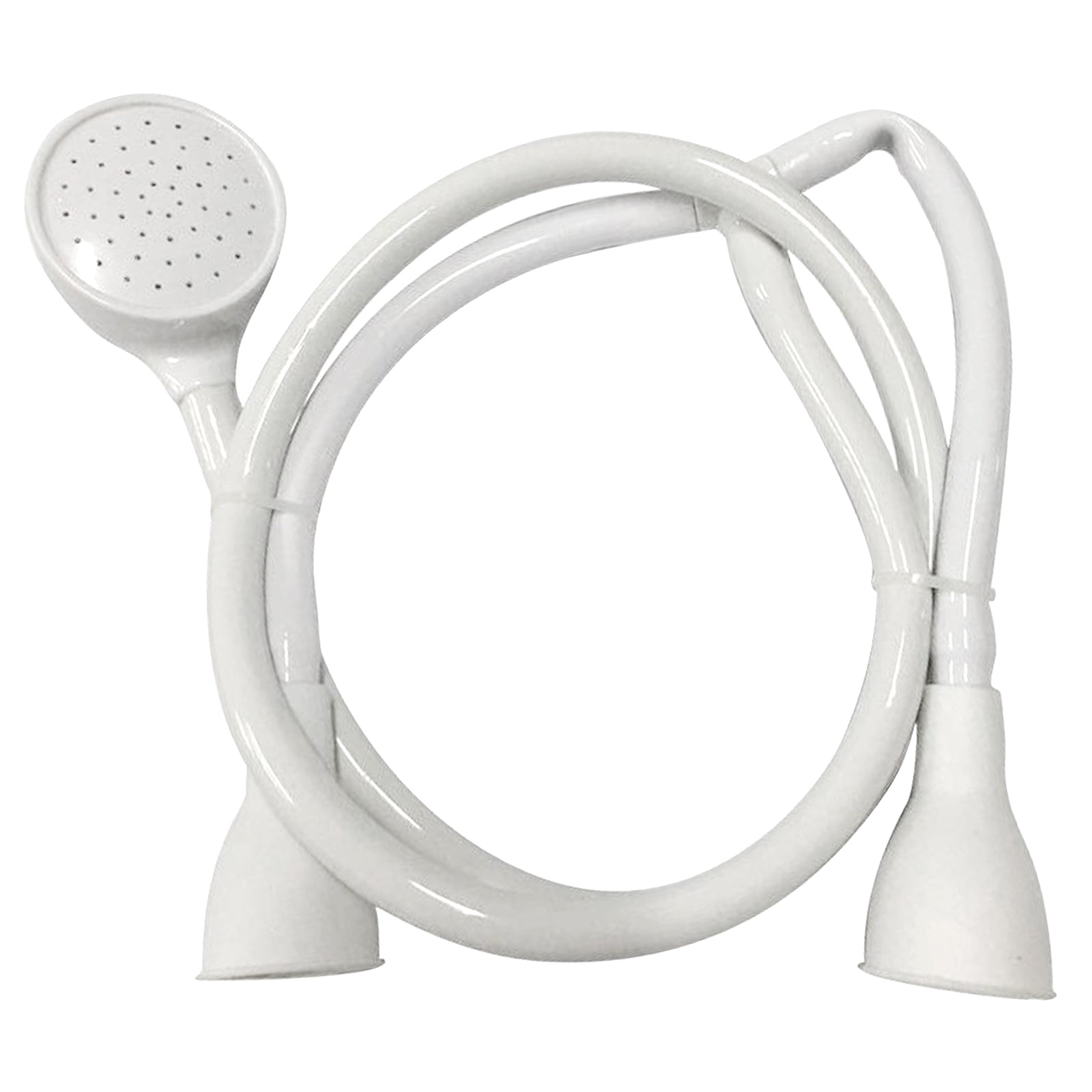 Double Tap Bath Tub Shower Head Hose Push On White Attachment Pet Bath Tool