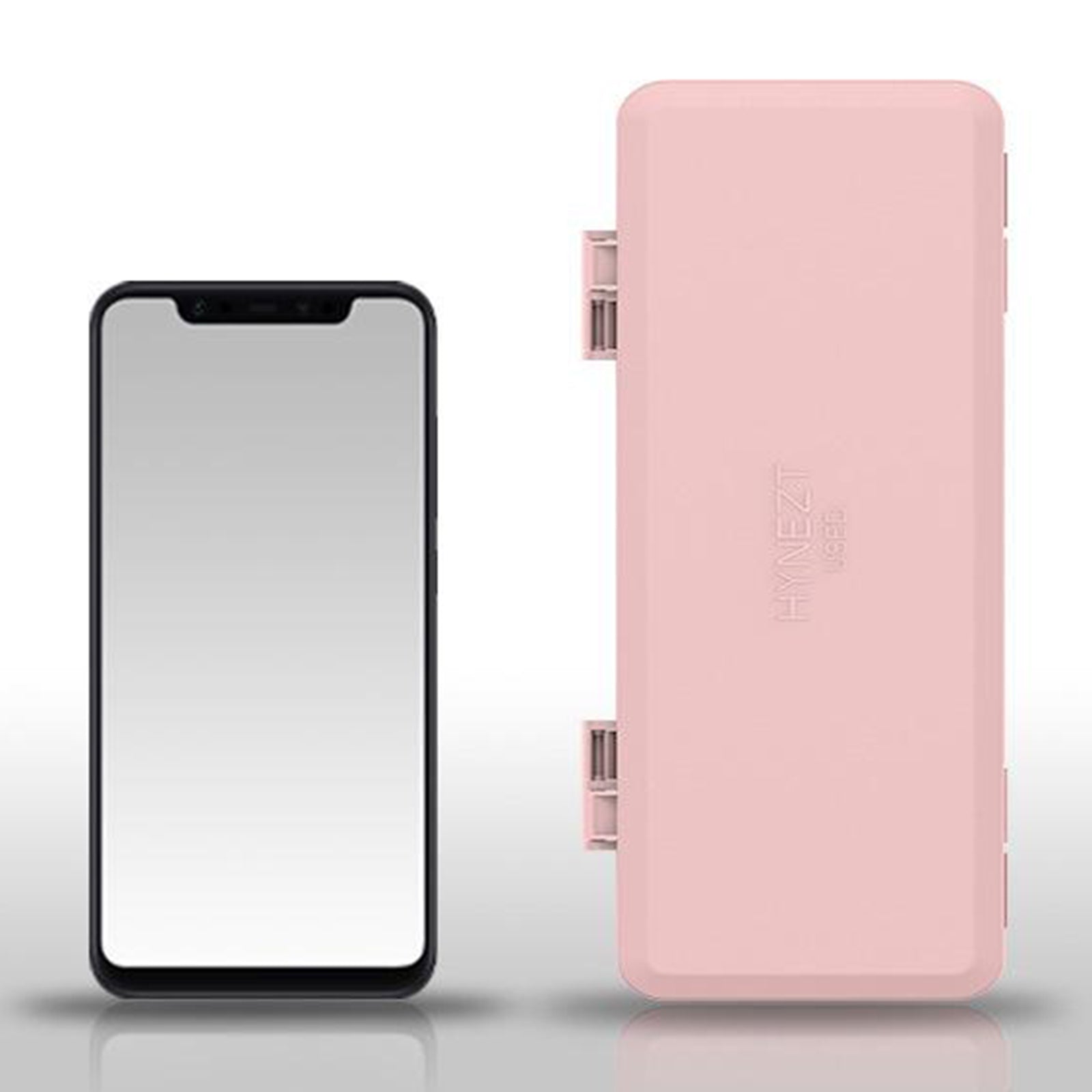 Dustproof Moisture-proof Storage Box Cover Case Storage Box Folder Pink