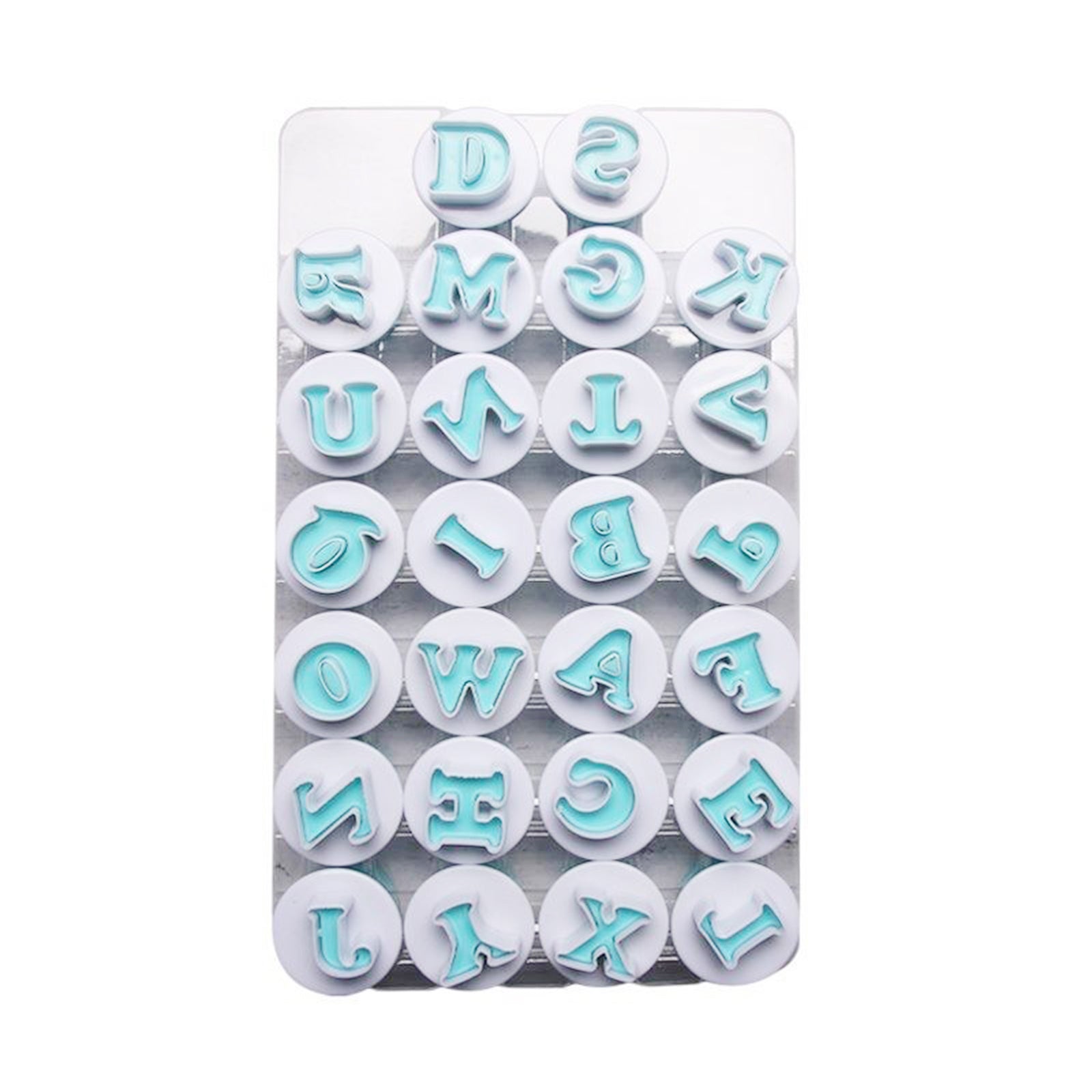 Cookie Cutter Plastic Fondant Cutter Baking Cake Mold Capital- Alphabet
