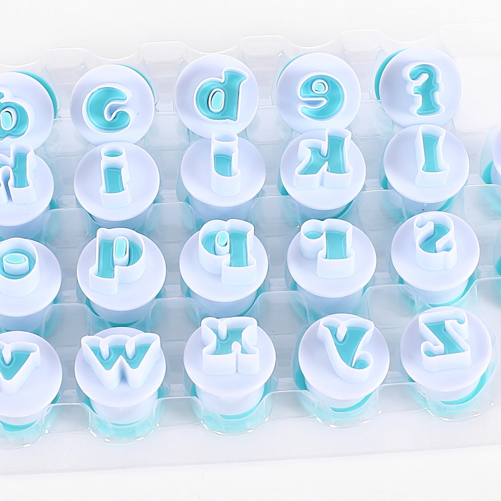 Cookie Cutter Plastic Fondant Cutter Baking Cake Mold Non-capital- Alphabet
