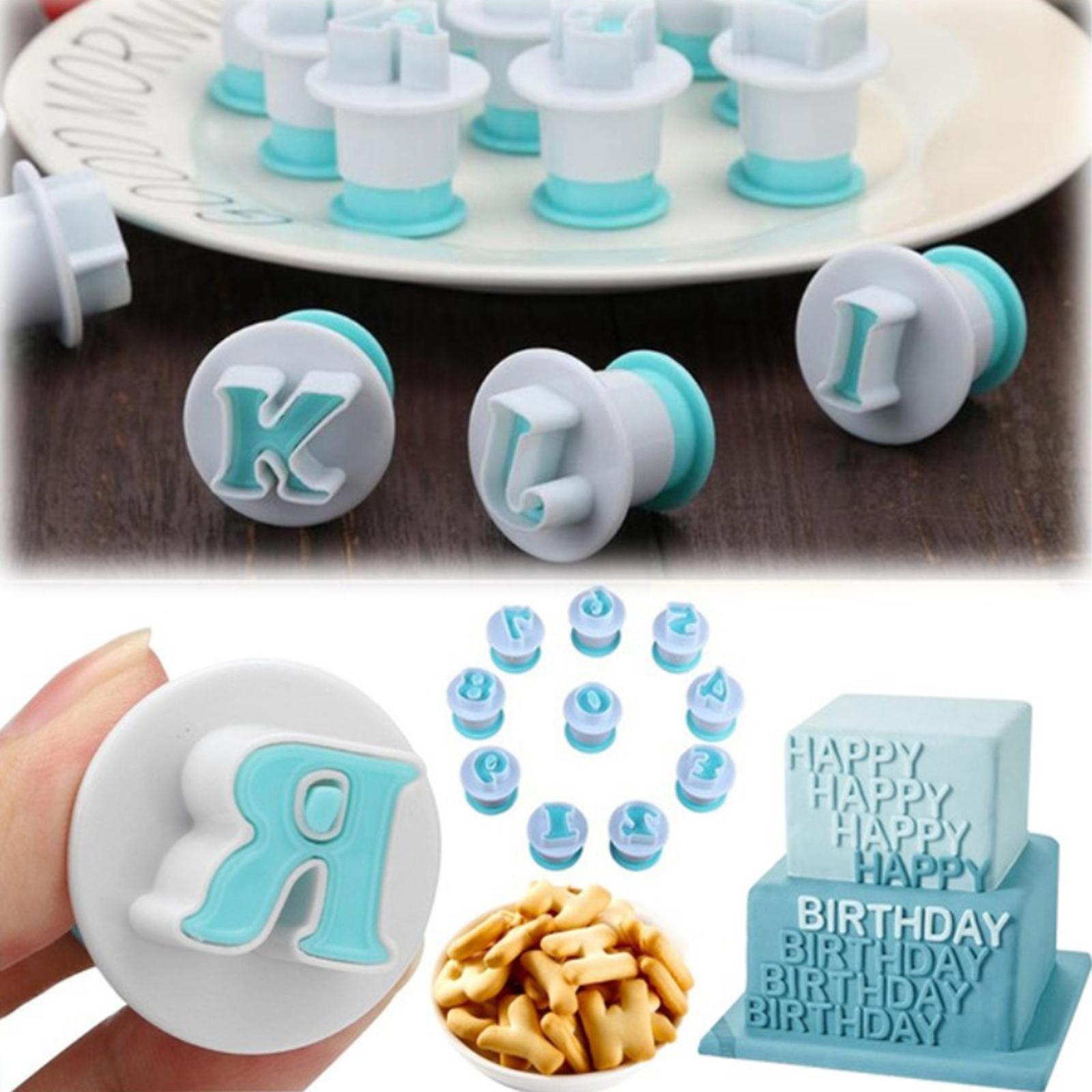Cookie Cutter Plastic Fondant Cutter Baking Cake Mold Number