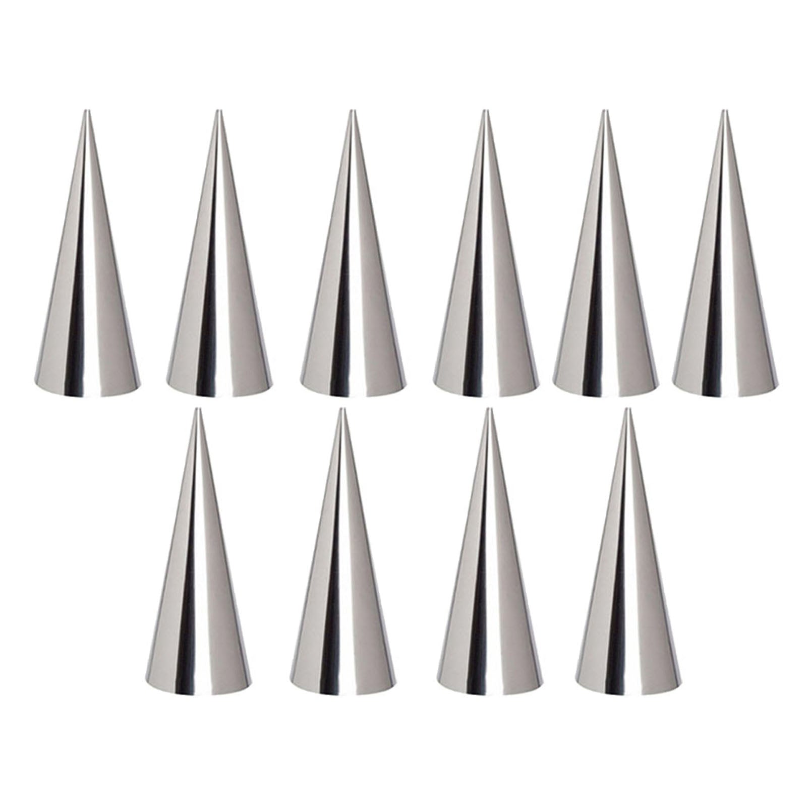 Kitchen Cream Horn Cones Molds Pastry Mold 10pcs Cream Mould