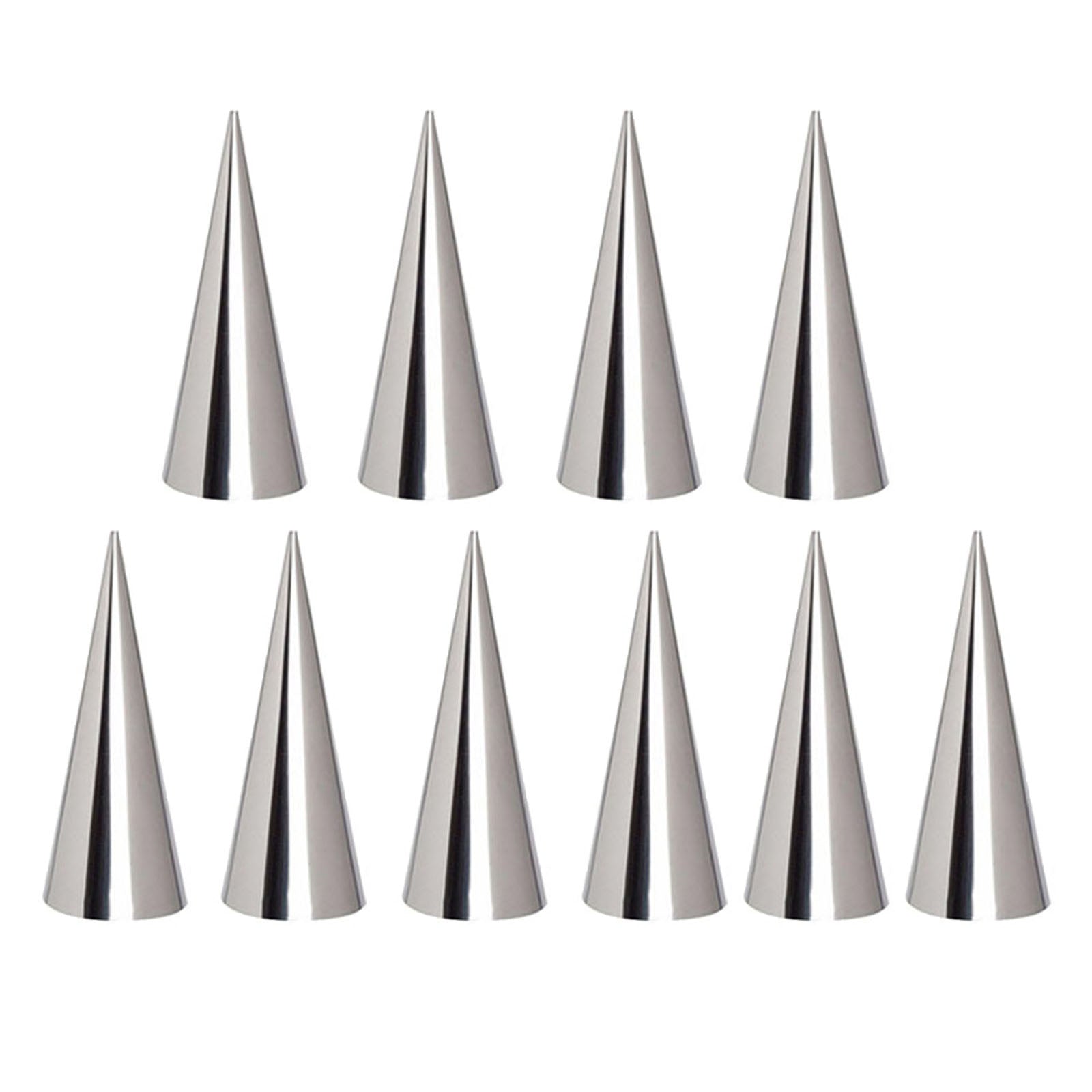 Kitchen Cream Horn Cones Molds Pastry Mold 10pcs Cream Mould