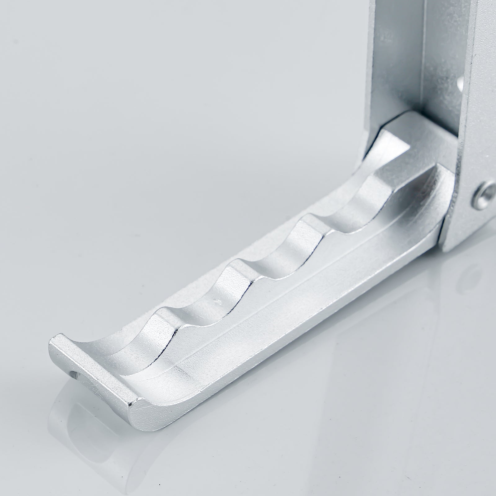 3pcs Aluminum Robe Hanger Hook Durable Wall-mounted Coat Hanger Silver