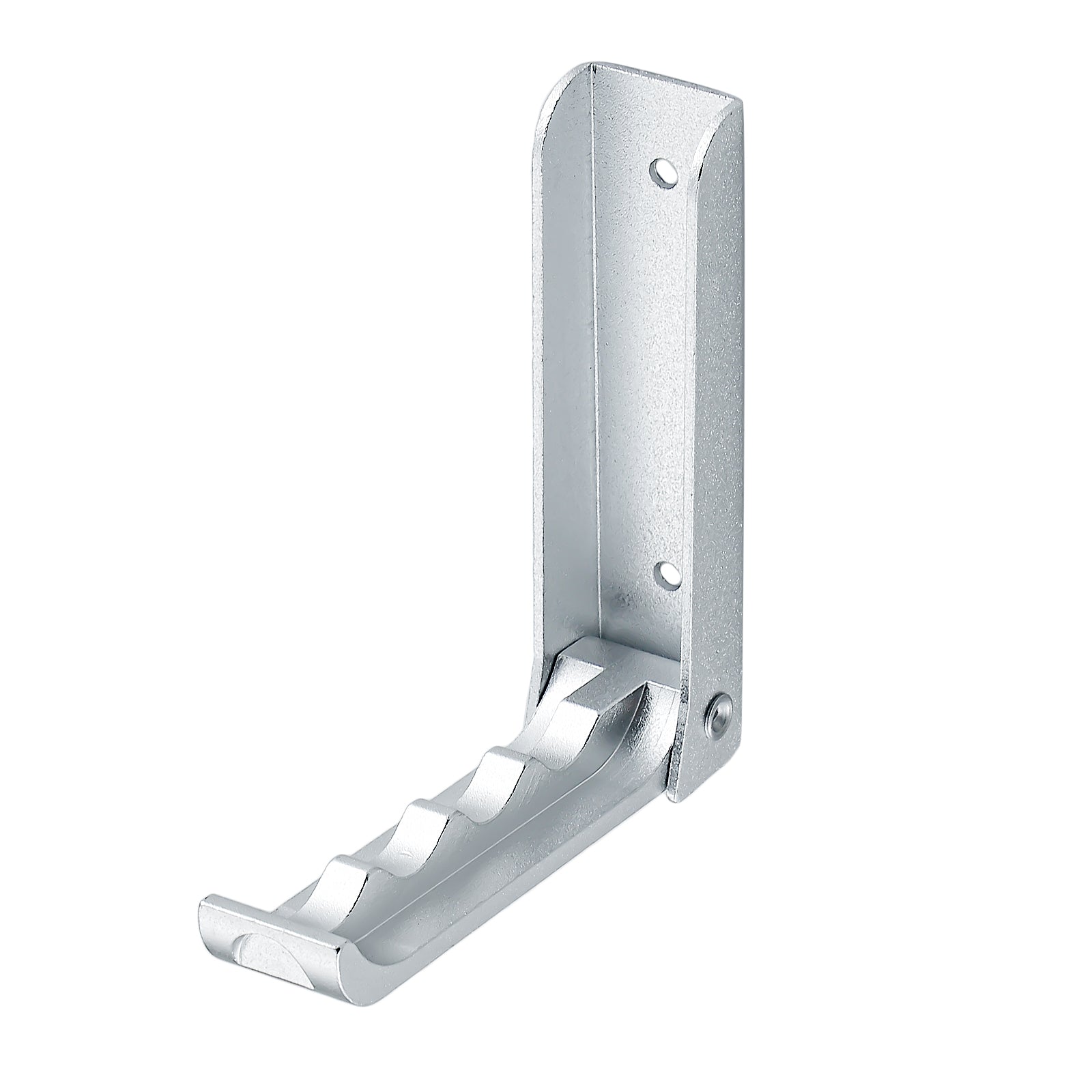 3pcs Aluminum Robe Hanger Hook Durable Wall-mounted Coat Hanger Silver