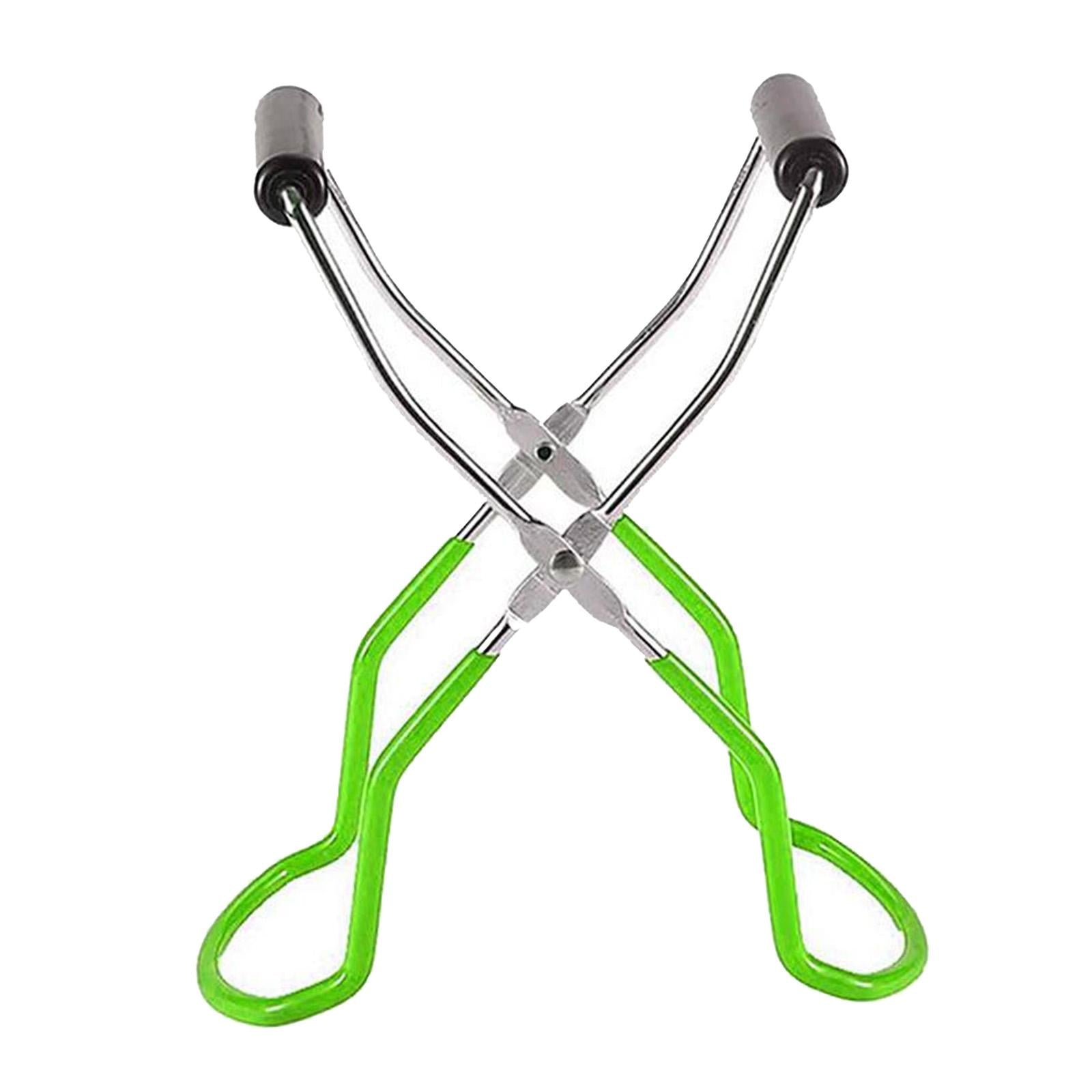 JAR LIFTER COMFORT GRIP CANNING TOOL STAINLESS STEEL TONGS Green