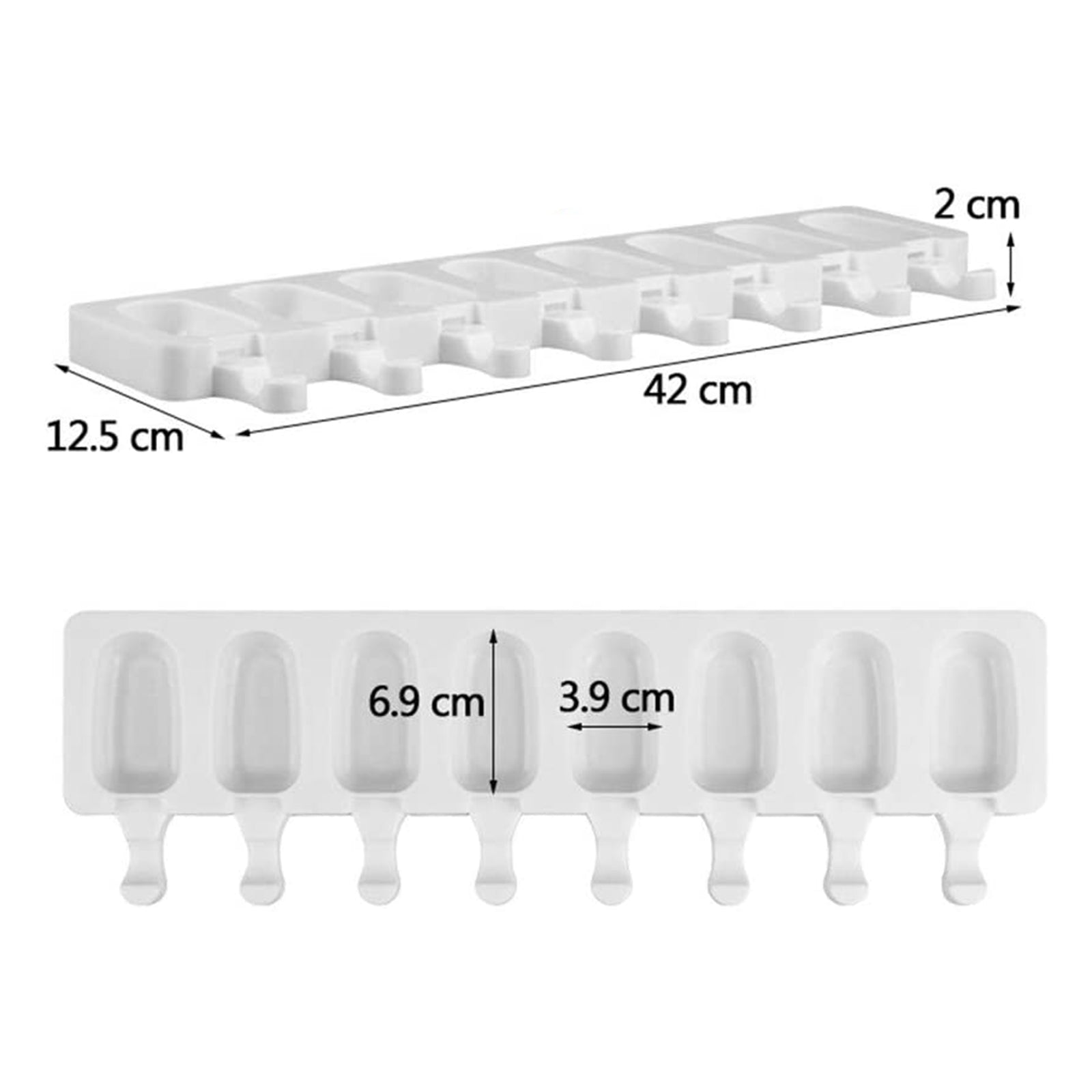 Ice Cream Mold Popsicle Mold Silicone Simple Cream Ice Cream Mold Cake Mold